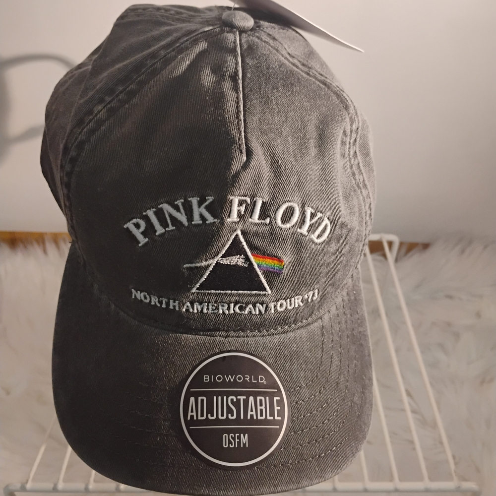 Bioworld Pink Floyd Gray Adjustable Cap